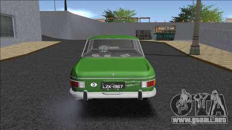 DKW-Vemag Fissore S de 1967 para GTA San Andreas