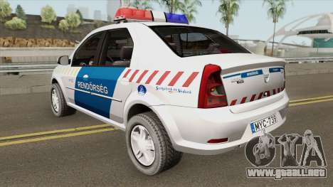 Dacia Logan Magyar Rendorseg para GTA San Andreas