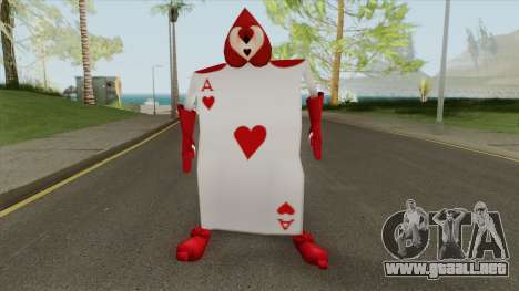 Card Of Hearts (Alice In Wonder Land) para GTA San Andreas