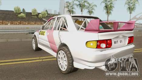 Mitsubishi Lancer Evolution III GSR WRC 95 Rall para GTA San Andreas