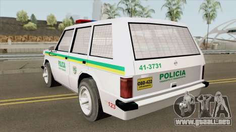 Nissan Patrol (Patrullas Colombianas) para GTA San Andreas