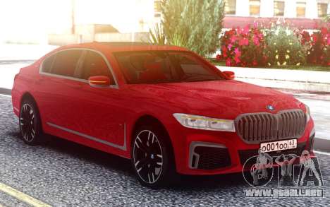 BMW M760LI 2019 para GTA San Andreas