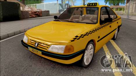 Peugeot 405 GLX Taxi v4 para GTA San Andreas