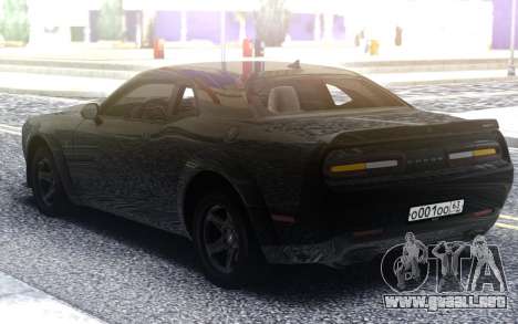 Dodge Challenger SRT Demon para GTA San Andreas