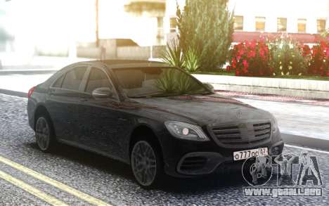 Mercedes-Benz S63 AMG W222 para GTA San Andreas