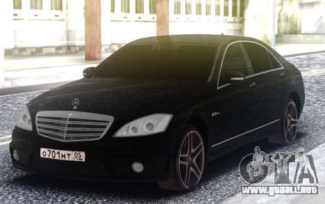 Mercedes-Benz W221 S63 AMG para GTA San Andreas