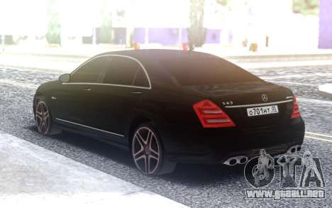 Mercedes-Benz W221 S63 AMG para GTA San Andreas