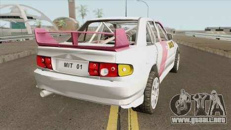 Mitsubishi Lancer Evolution III GSR WRC 95 Rall para GTA San Andreas