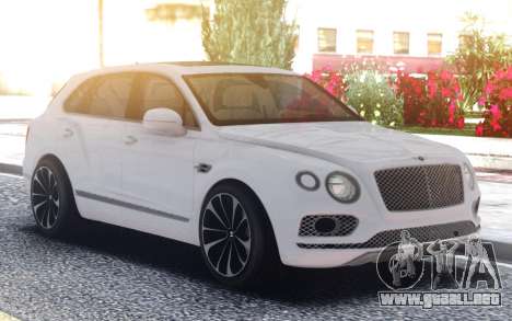 Bentley Bentayga W12 Touring para GTA San Andreas