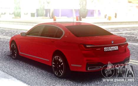 BMW M760LI 2019 para GTA San Andreas