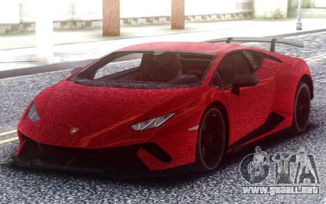 Lamborghini Huracan Performance 2018 para GTA San Andreas