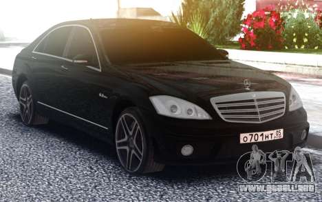 Mercedes-Benz W221 S63 AMG para GTA San Andreas