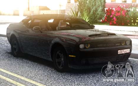 Dodge Challenger SRT Demon para GTA San Andreas