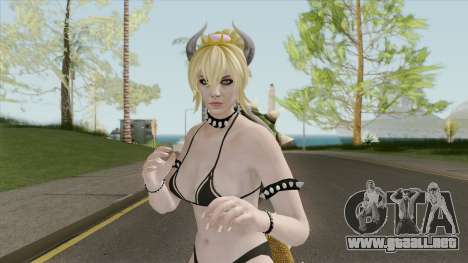 GTA Online Skin Female Style Bowsette para GTA San Andreas