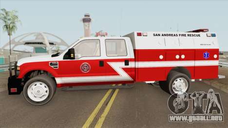 Ford F-250 San Andreas Fire Department 2011 para GTA San Andreas