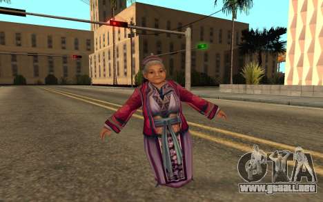 Flying Grandmother With Degenerative Disc Diseas para GTA San Andreas