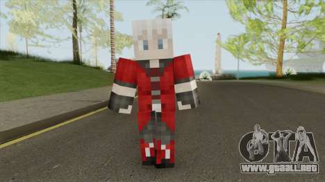 Dante (Devil May Cry) Minecraft Version para GTA San Andreas