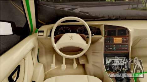 Peugeot 405 GLX Taxi v3 para GTA San Andreas