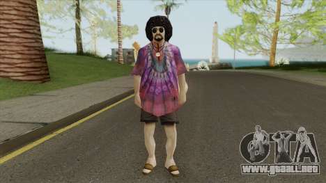 Hippie Skin V5 para GTA San Andreas