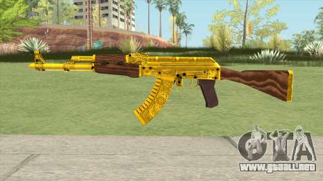 AKM Gold Cartel Skin para GTA San Andreas