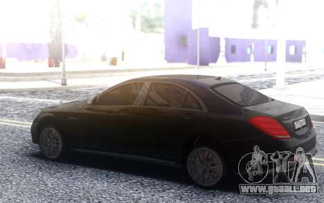 Mercedes-Benz S63 AMG W222 para GTA San Andreas