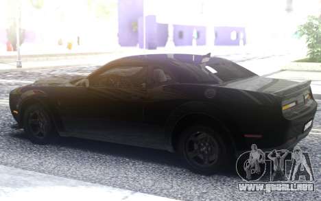 Dodge Challenger SRT Demon para GTA San Andreas