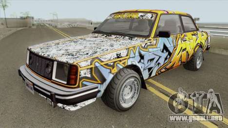 Vulcar Nebula Turbo GTA V (Stock) IVF para GTA San Andreas