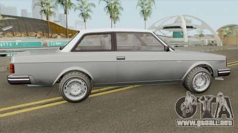 Vulcar Nebula Turbo GTA V (Stock) IVF para GTA San Andreas