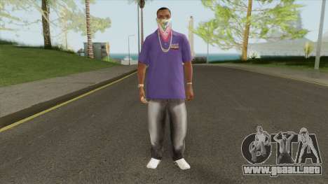 Haitian Gang Skin V3 para GTA San Andreas