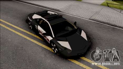 Lamborghini Reventon Police para GTA San Andreas