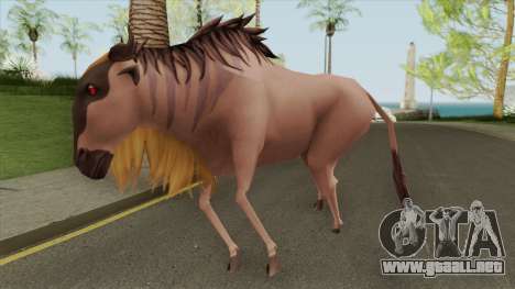 Wildebeest (The Lion King) para GTA San Andreas