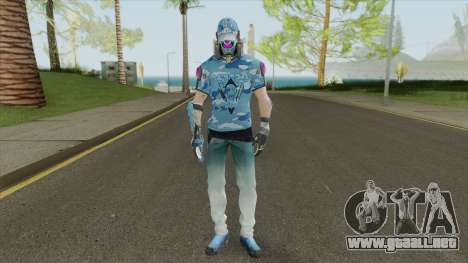 Creative Destruction - Blue Warrior para GTA San Andreas