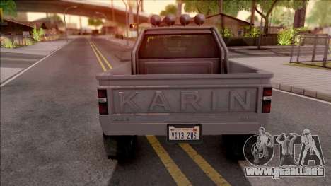 GTA V Karin Rebel IVF Style para GTA San Andreas