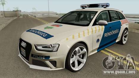 Audi RS4 Avant Magyar Rendorseg para GTA San Andreas