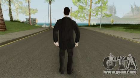White Male Criminal (Black Suit) para GTA San Andreas