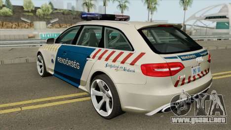 Audi RS4 Avant Magyar Rendorseg para GTA San Andreas