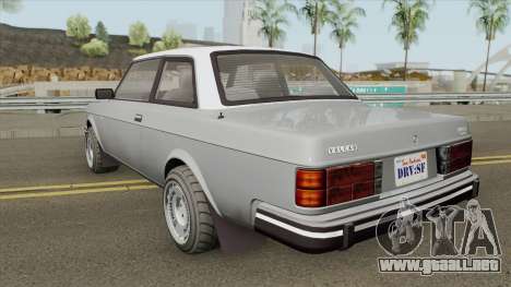 Vulcar Nebula Turbo GTA V (Stock) IVF para GTA San Andreas