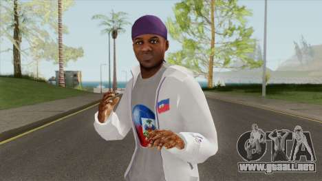Haitian Gang Skin V1 para GTA San Andreas