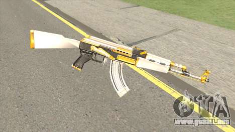 AK-47 White Gold para GTA San Andreas