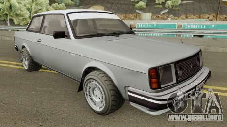 Vulcar Nebula Turbo GTA V (Stock) IVF para GTA San Andreas