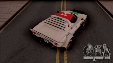 Lancia Stratos Transformers G1 Wheeljack para GTA San Andreas