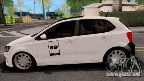 Volkswagen Polo 1.6 TDI-R Negro de Humo para GTA San Andreas