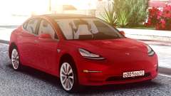 Tesla Model 3 Red para GTA San Andreas