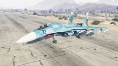 Su-33 suave de color azul para GTA 5
