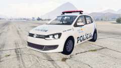 Volkswagen Gol 5-door Policia Militar Brasil para GTA 5