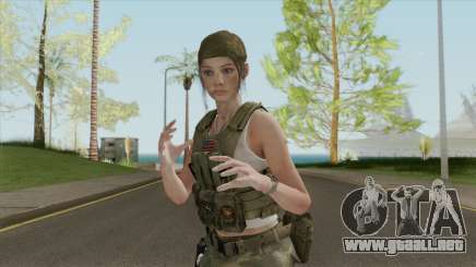 Claire Redfield Military (RE2 Remake) para GTA San Andreas