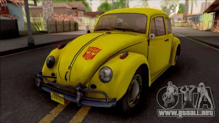 Volkswagen Beetle Transformers G1 Bumblebee para GTA San Andreas