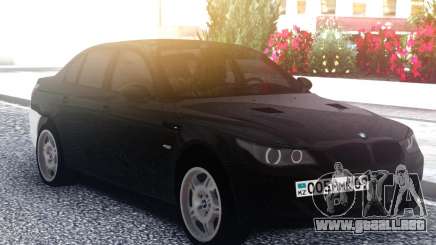 BMW M5 E60 M Black & White para GTA San Andreas