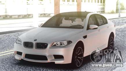BMW M5 F10 White Sedan para GTA San Andreas