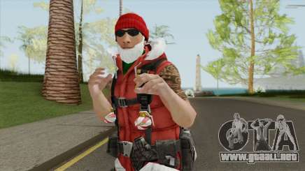 Dwayne The Santa Rock Johnson para GTA San Andreas